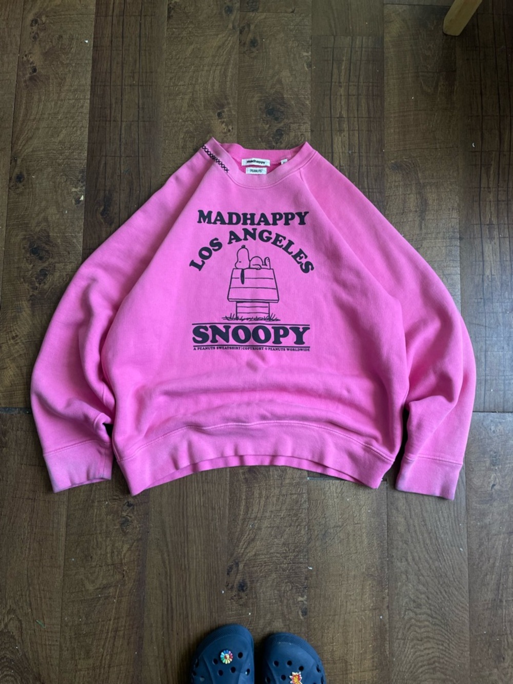 Madhappy Pink Snoopy Los Angeles Graphic Crewneck